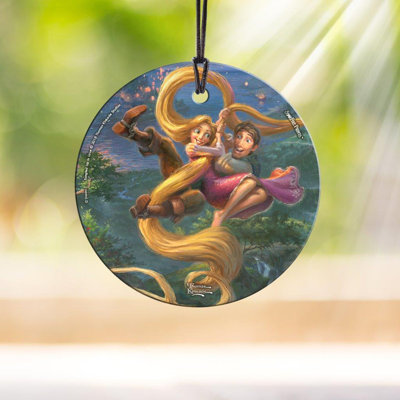 Disney Tangled Hanging Glass Print
