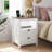 Led Nightstand With Outlet and USB Port-1403129378