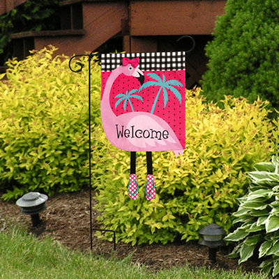 Drapeau de jardin Fancy Flamingo