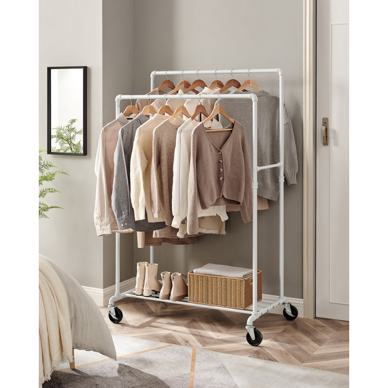 Gyan 100cm Rolling Clothing Rack