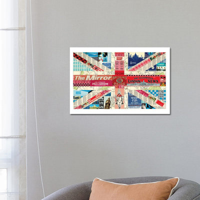 Union Jack Flag - Wrapped Canvas Print