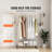 Merik Metal Adjustable Rolling Clothing Rack