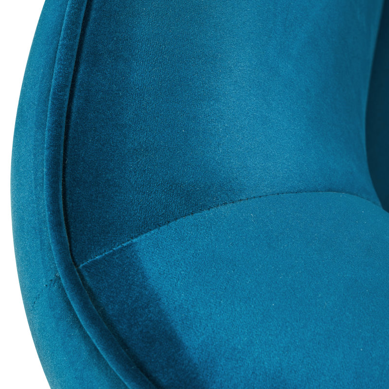 Lucca 2 Seater Velvet Sofa, Sapphire Blue