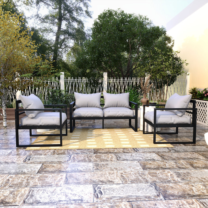 5 - Person Patio Conversation Set with Cushions