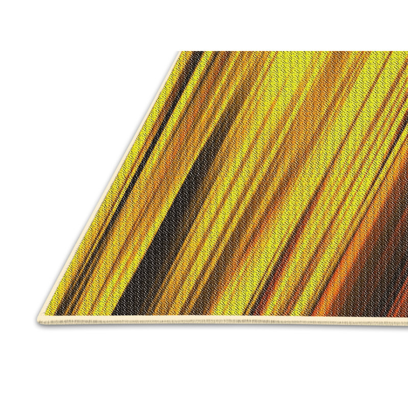 Tapis jaune, Rectangle 5 pi x 7 pi