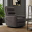 Fauteuil relevable en similicuir gris Bentley-1507999208