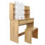 Ensemble de coiffeuse avec tabouret et tiroirs-2083476439