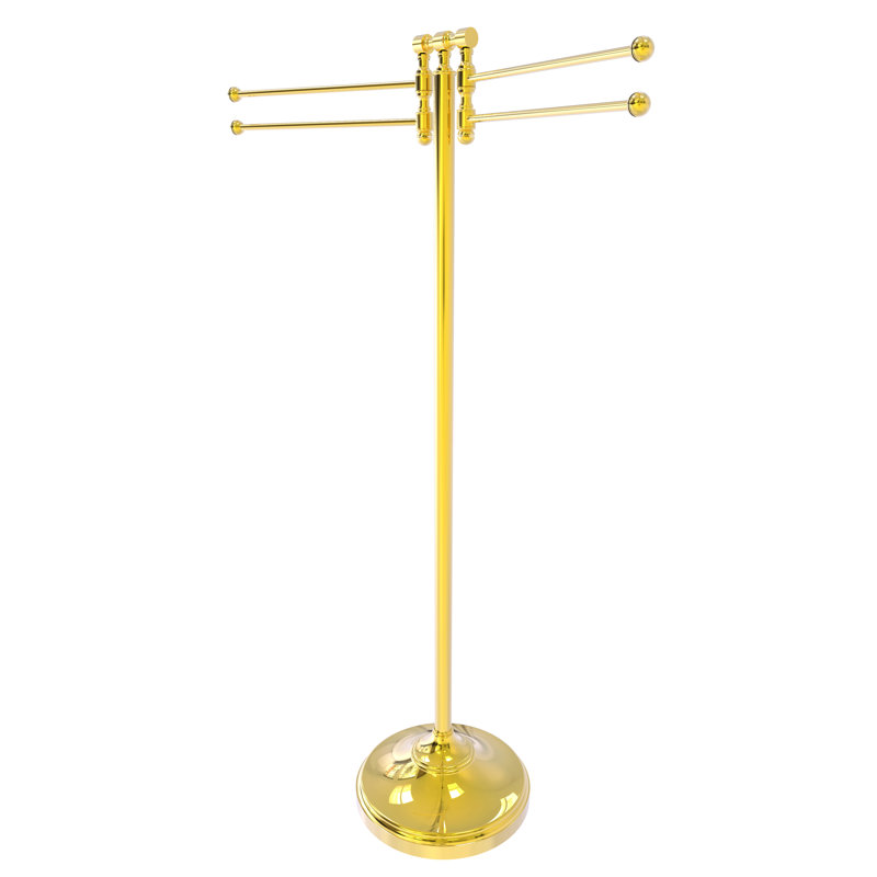 Porte-serviettes sur pied Gober, Laiton poli