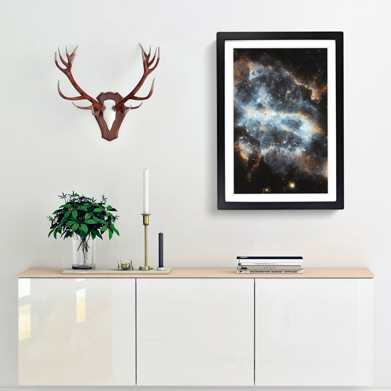Universe in Abstract Vol.14 - Picture Frame Graphic Art Print, Black Framed, 36cm H x 27cm W x 2cm D