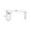 Bureau moderne et simple en bois massif avec tiroirs-1249267897-1249267894