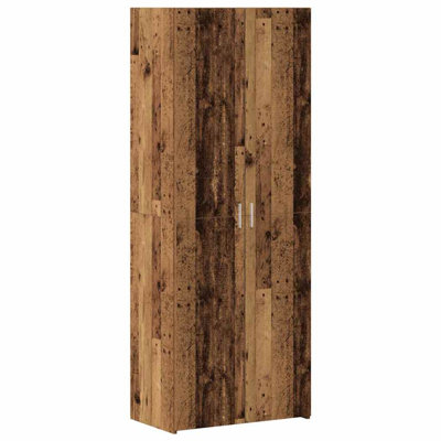 Storage Cabinet 70X42.5X225 Cm Engineered Wood