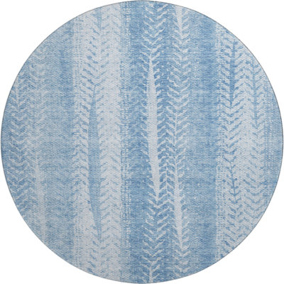 Premium Machine Washable Prisco Sky Rug
