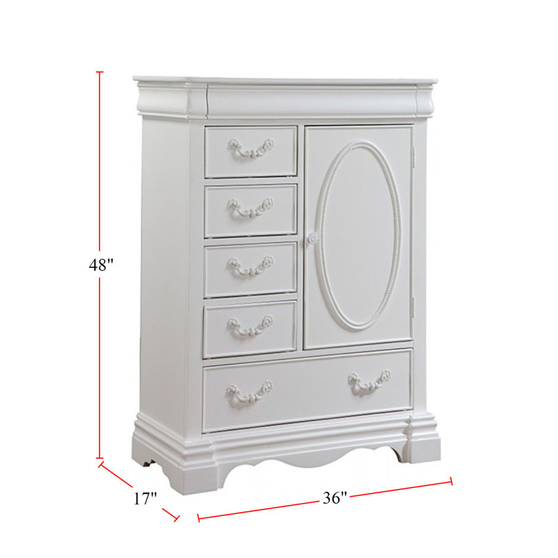 Commode combinée 6 tiroirs l 36 po Schildt