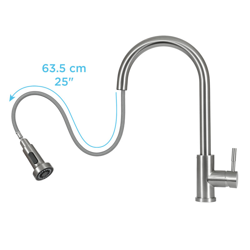 Transform Pull Down Touch Kitchen Faucet, Brushed Nickel