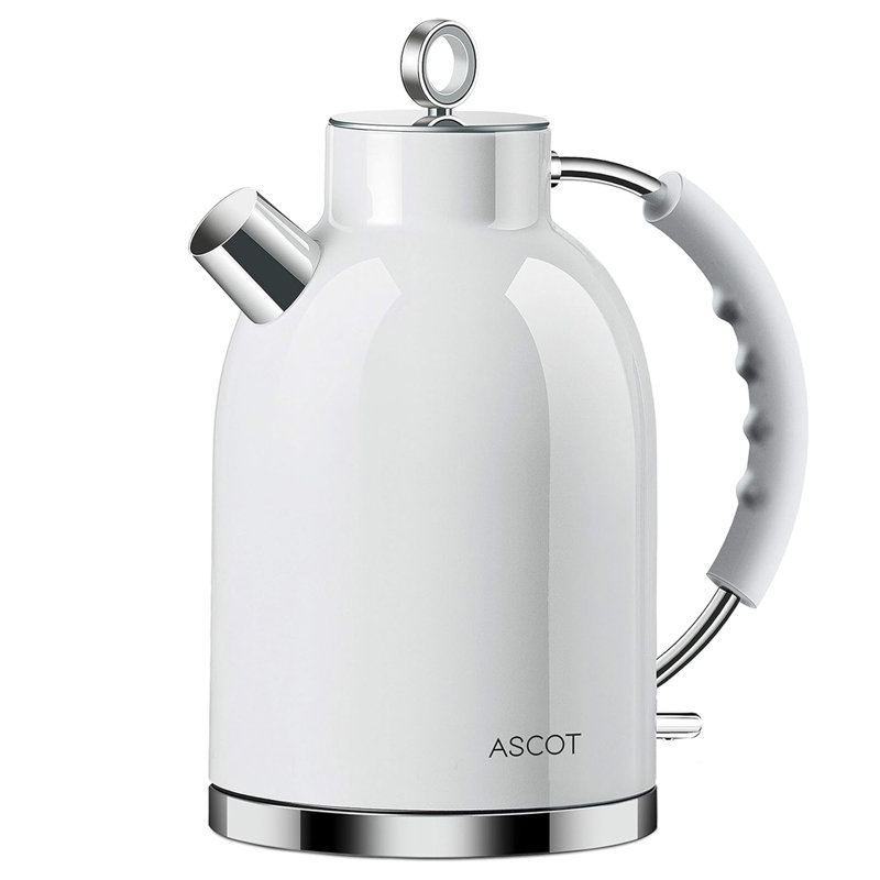 Bouilloire électrique 1,5 L 1500 W, Blanc
