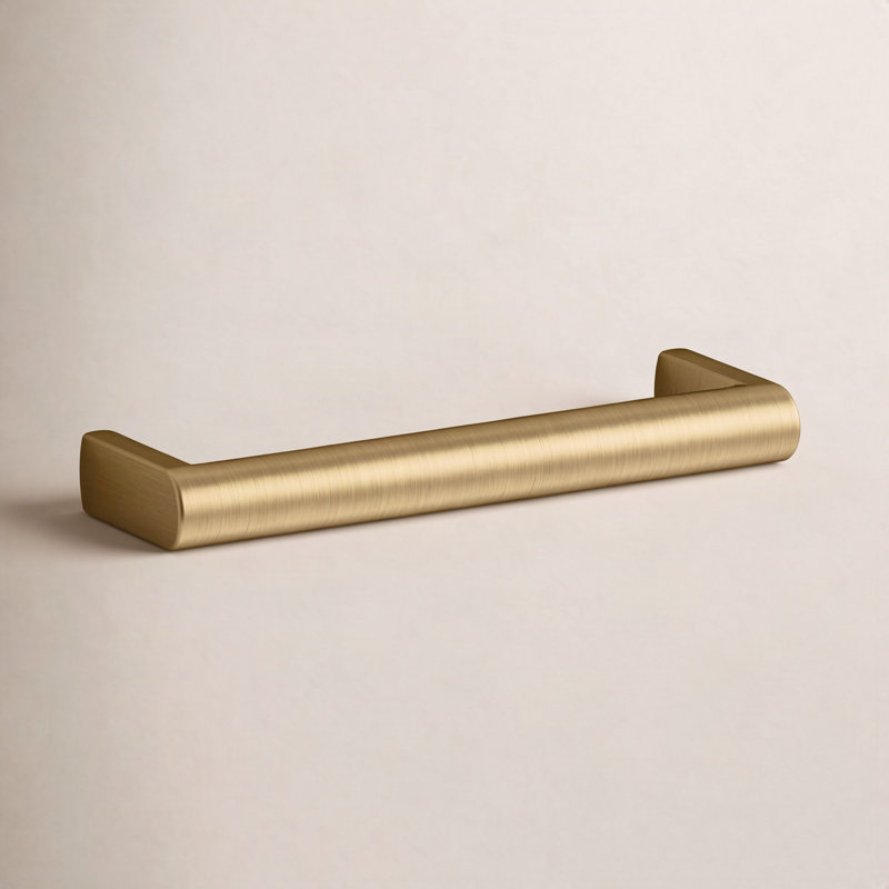 Components Bar Pull, Vibrant Brushed Moderne Brass, 5"