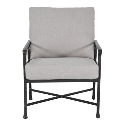 Chaise de patio avec coussins Sunbrella Marquis