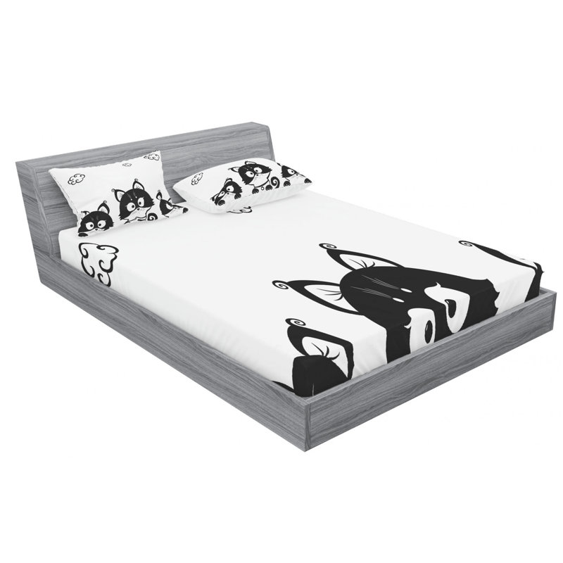 Microfiber Sheet Set, Full Sheet Set with Fitted Sheet