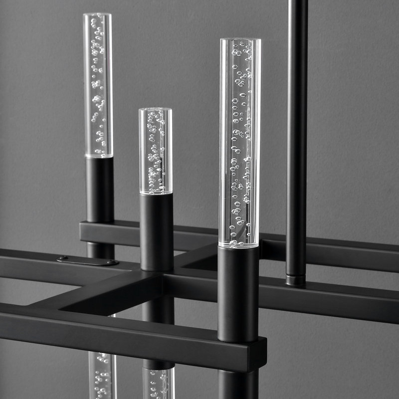 Evaria 26 - Light LED Chandelier, Matte Black