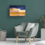Art mural sur toile tendue - «Badlands Layers» de Mitch Catanzaro pour décoration de salon, de chambre à coucher ou de bureau - 22 x 32