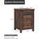 Ariellah 26'' Farmhouse End Side Table with Charging Station and Adjustable Storage Shelf