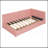 Upholstered Daybed With 2 Storage Drawers Twin Size Sofa Bed Frame No Box Spring Needed, Linen Fabric-979750064