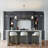 Lavoix 2-Light Modern Dimmable Linear Chandelier with Adjustable Height and Glass Shades