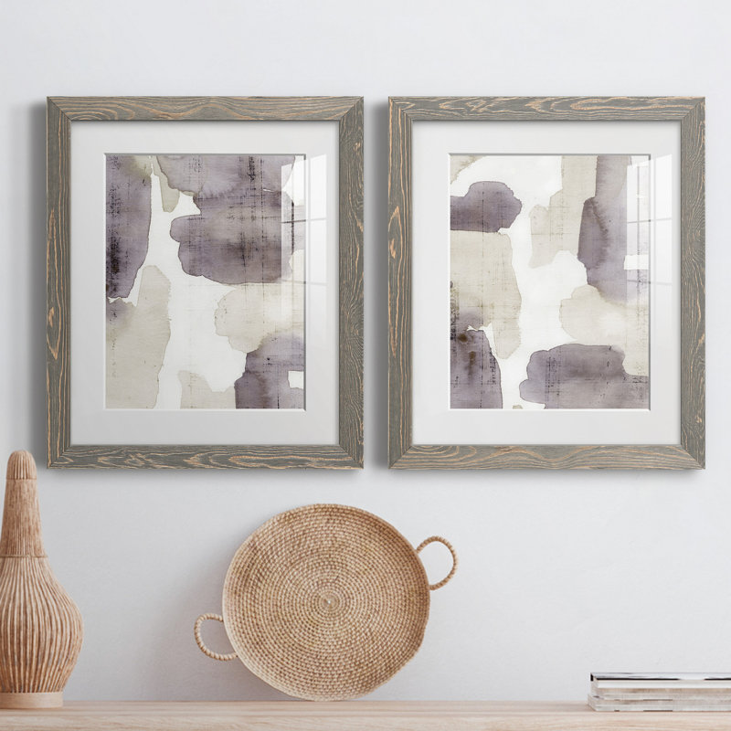 Reproduction encadrée Tessera Wash IPremium - prête à être suspendue, Papier encadré blanc, H 24 po x l 36 po x P 1,5 po