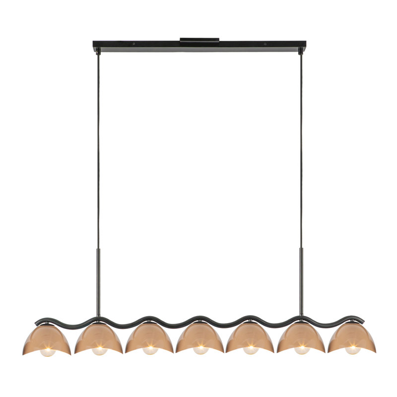 Atlas 42-In Linear Pendant, Peach