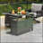 Versatile Grill Carts Outdoor Storage Cabinet with Wheels, Grey, for Enhanced Organization and Mobility in Your Outdoor Kitchen.-102450387