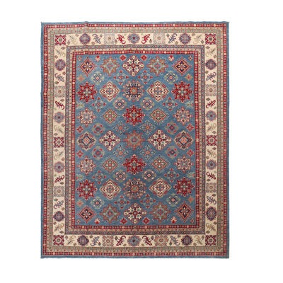 Hand Knotted Wool Floral Rug