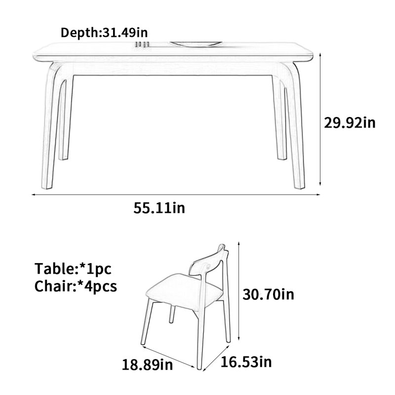 Isabeau, H 29,92 po x L 55,11 po x l 31,49 po