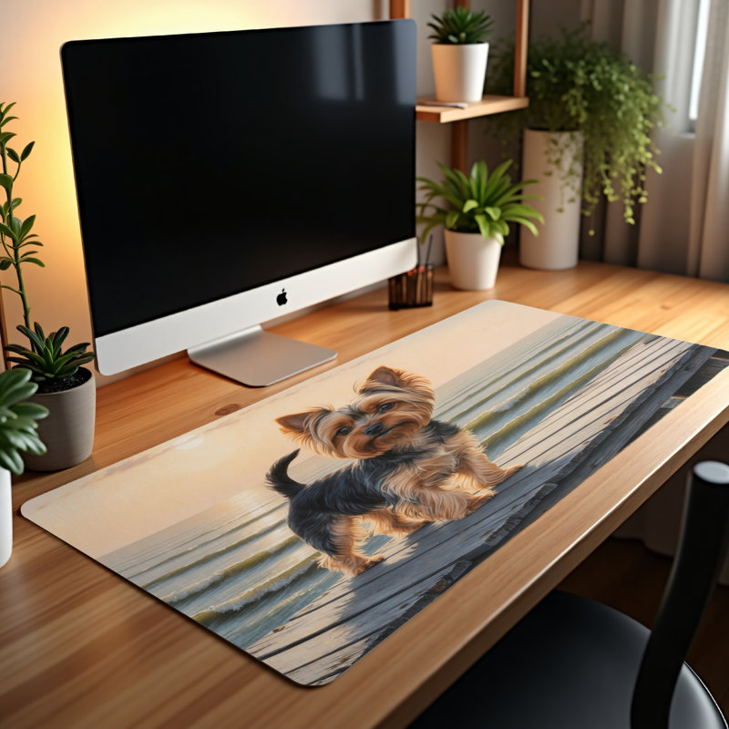 Polyester Desk Pad, 14.4x12.1