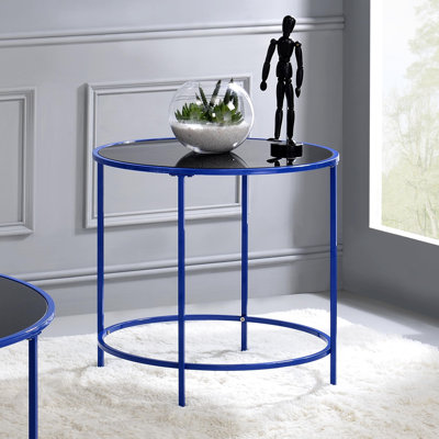 Silverlock Glass Top End Table by Mercer41