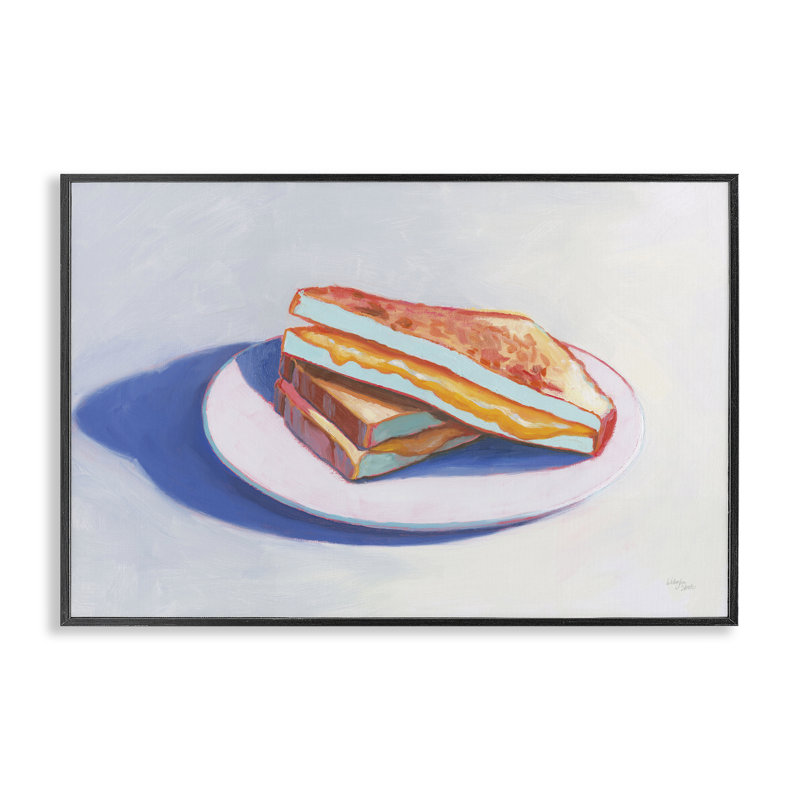 «Giclee Meal Greal Cheese Meal» par Wellington Studio, Giclée encadrée noir minuit, H 16 po x l 24 po
