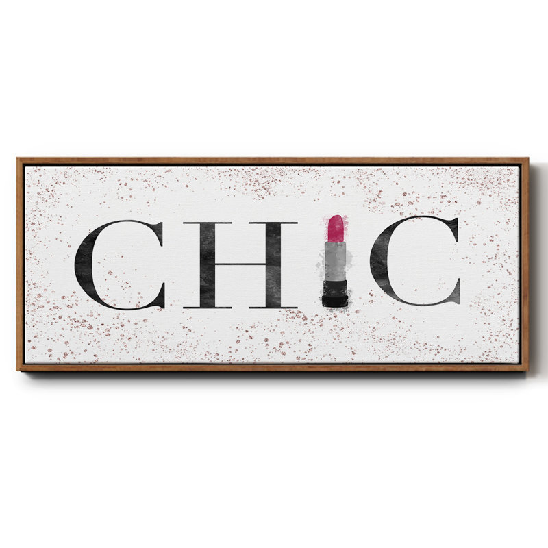 Chic - toile encadrée, H 12 po x l 30 po
