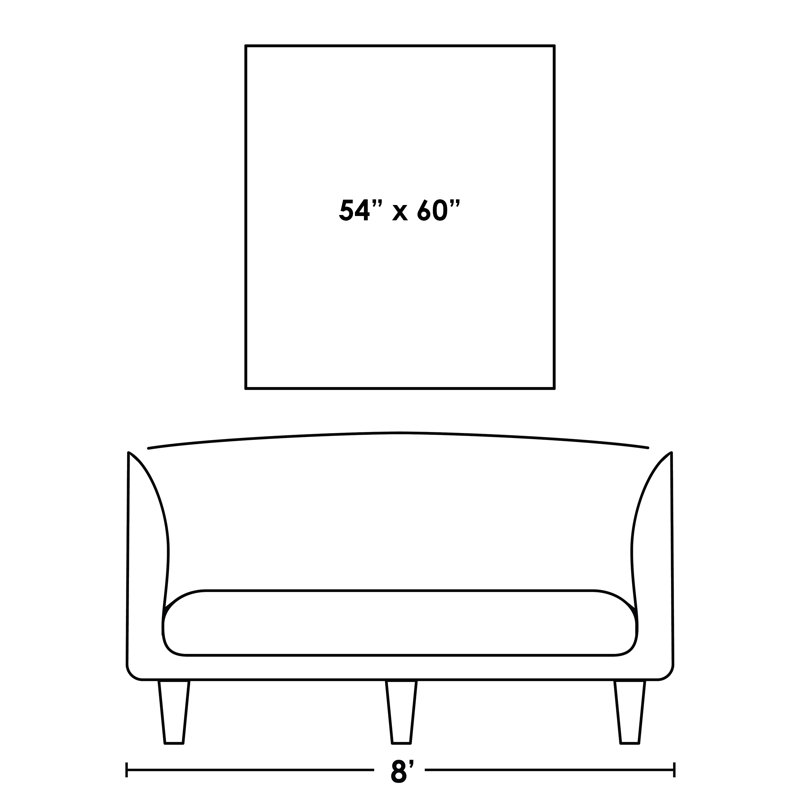 Articulation I Print by Beverly Fuller, Knife Gel, 60" H x 54" W