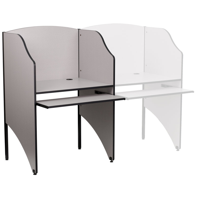 Wright Starter Student Study Carrel/Testing Centre Desk, Black