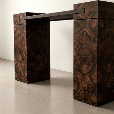 Mid-Century Modern Entryway Cabinet