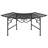 Fleur De Lis Living Tree Bench 44.5" Black Steel