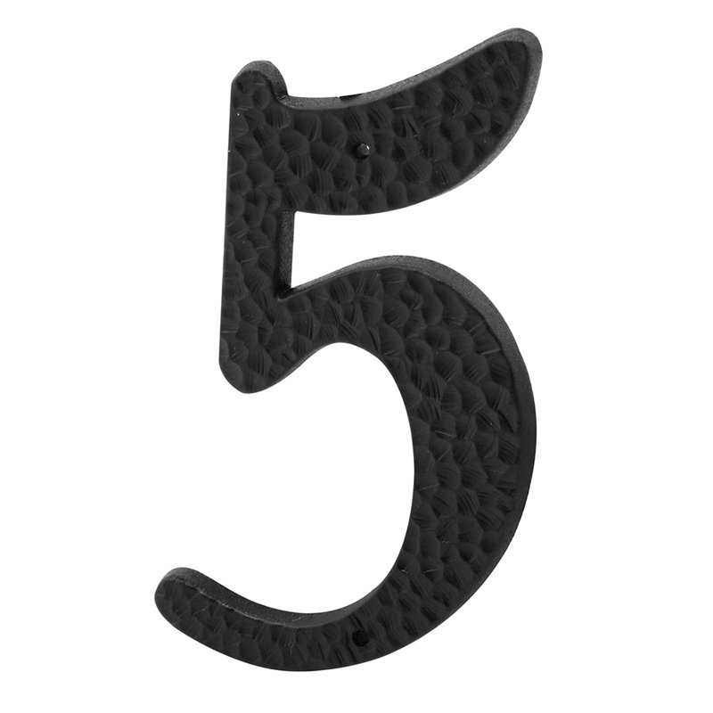 Numéro de maison de 3 po Prime-Line, plastique, noir avec clous, 5