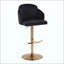Tabouret de bar réglable en métal avec repose-pieds rond en métal - ensemble de 2-1419429553