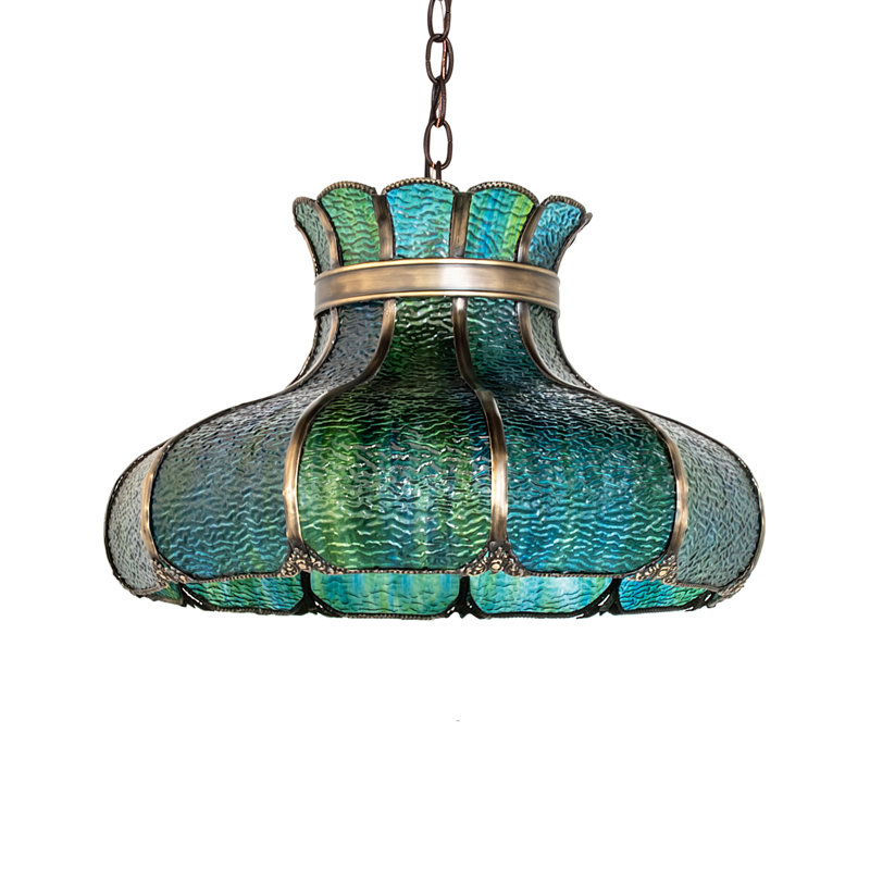 3 - Light Brass Dome Pendant