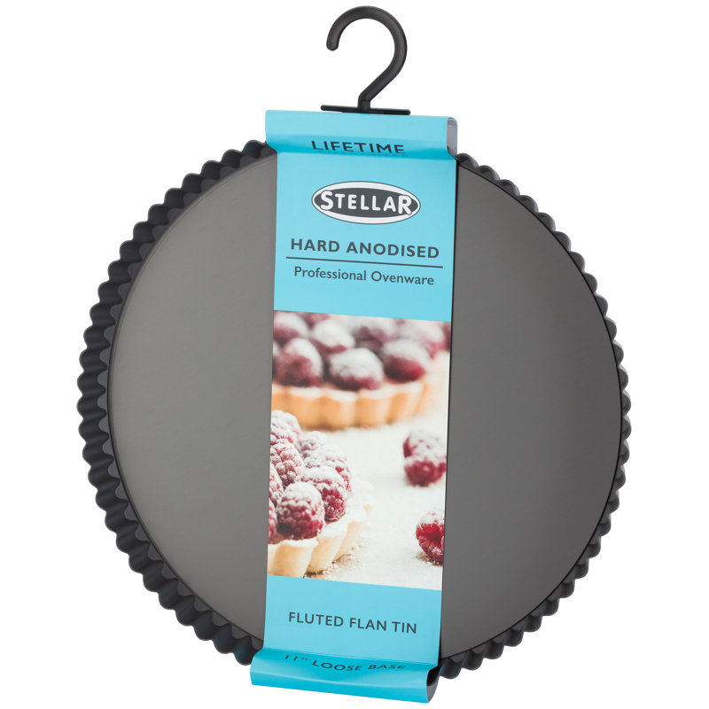 Stellar Element (Hard Anodised) Nonstick Aluminum Tart Pan