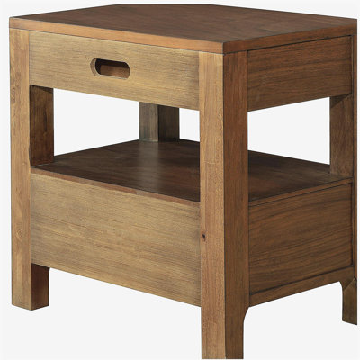 Verona Walnut 2-drawer Nightstand Bedside Table