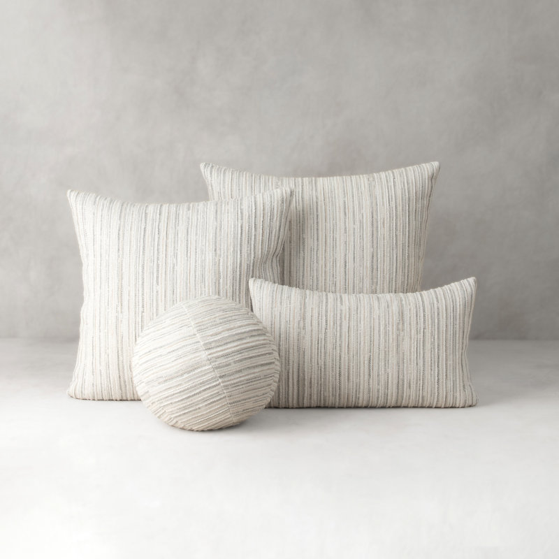 Luxe Stripe Indoor/Outdoor Rectangular Performance Pillow Cover & Insert