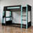 Kids Bunk Bed, Built-In Gaming Desk With Usb Ports, Led Light Strip & Cpu Holder, Esports-Inspired, Teen Bedroom-1971919692-1971919691