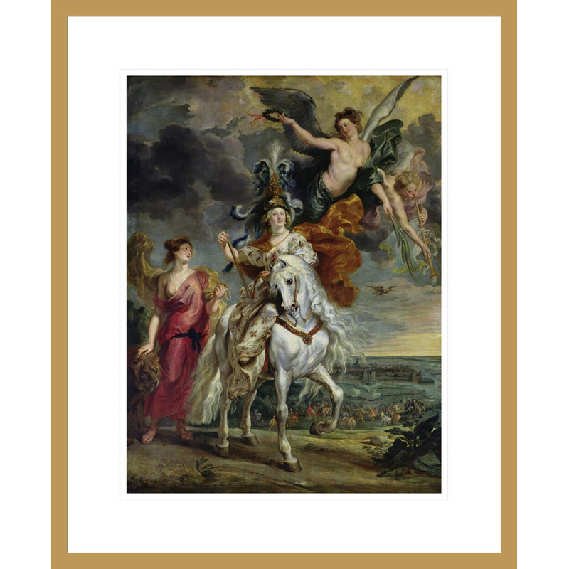 Le cycle des Médicis: le triomphe de Juliers, 1er septembre 1610, par Peter Paul Rubens, impression giclée encadrée