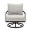 Chaise berçante pivotante à 360 degrés Avila