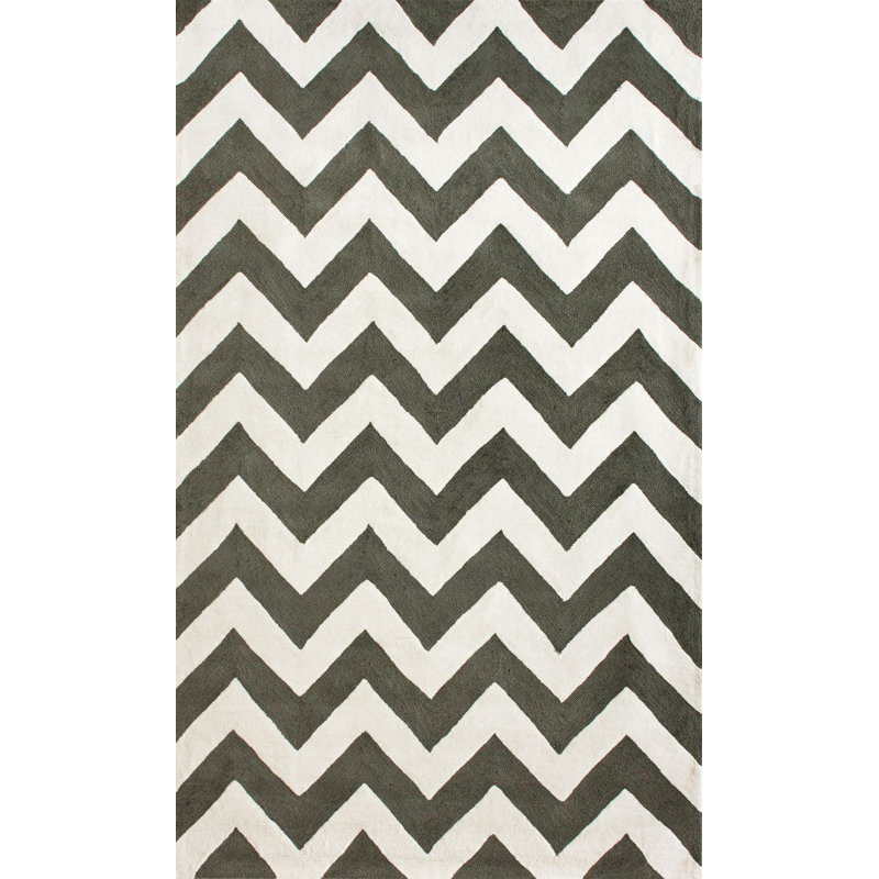 Tapis noir Marrakech, Rectangle 7'6" x 9'6"